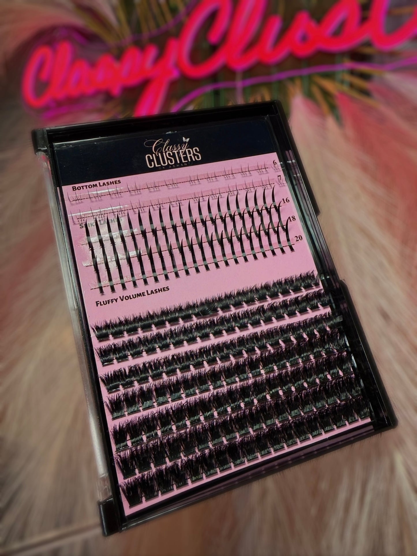 ClassyClusters’ Cluster Lash Tray (8-14mm)