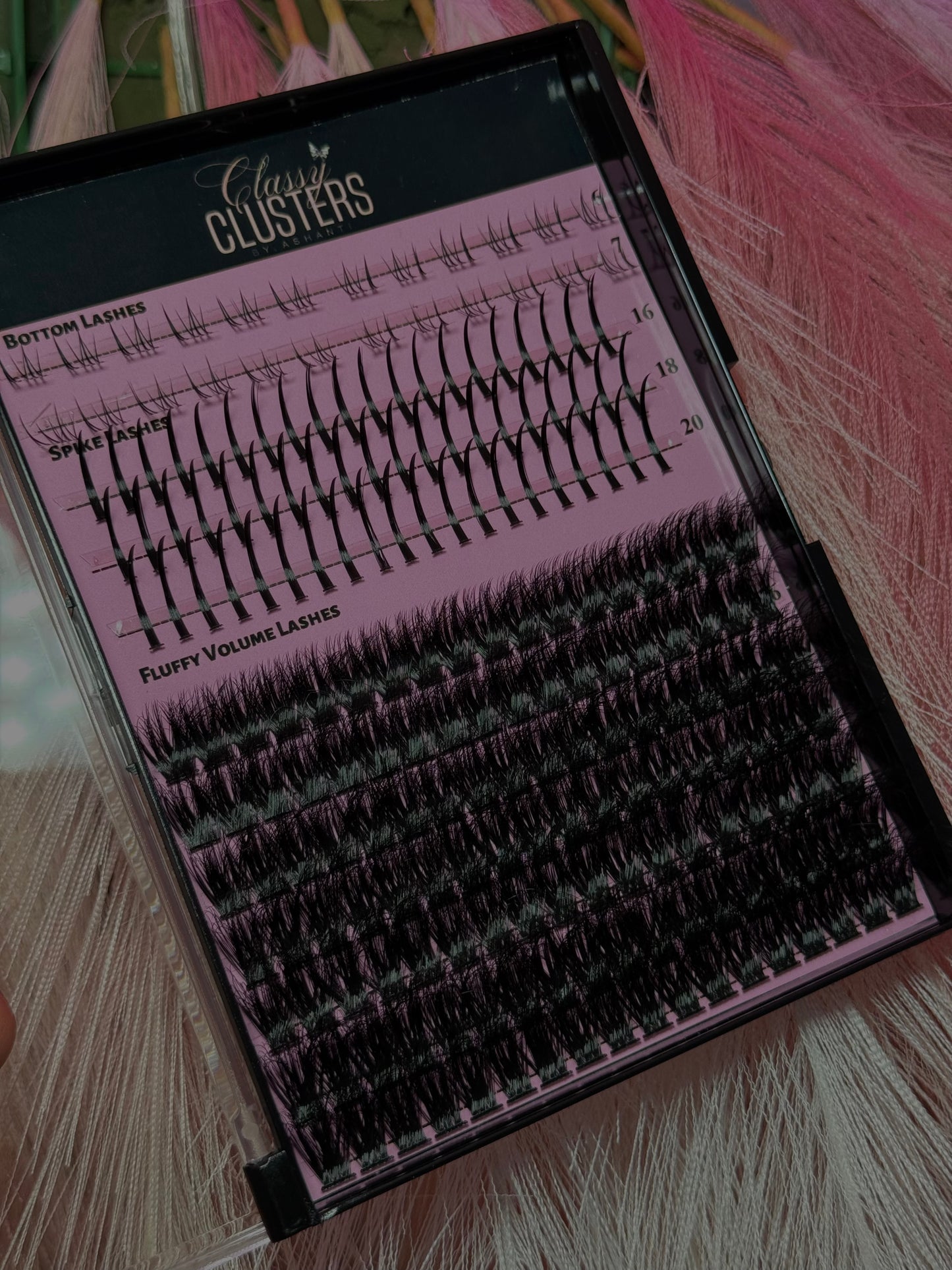 ‘ClassyClusters’ Cluster Lash Tray (14-20mm)